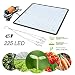 45 W Lámpara de Cultivo LED Espectro Completo, 225 LED Lámpara de...