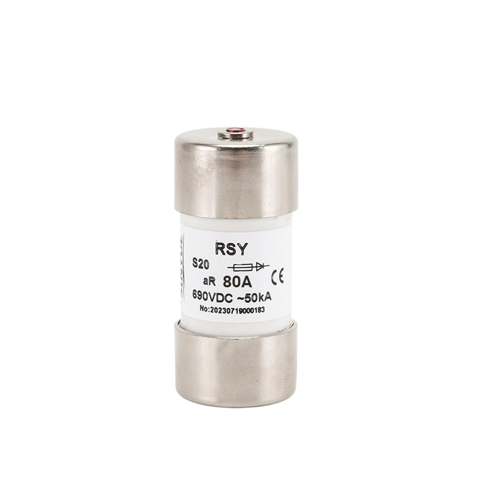 QRUYHBAJU 27 * 60 Cylindrical Cap Type Cylindrical Fuse Quick-Blow Fuse 63A 80A 100A 125A 160A