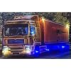 LED muurschildering met verlichting LED-beeld oplichtende afbeelding doek lichtgevende foto’s – 65×45 cm TRUCK…
