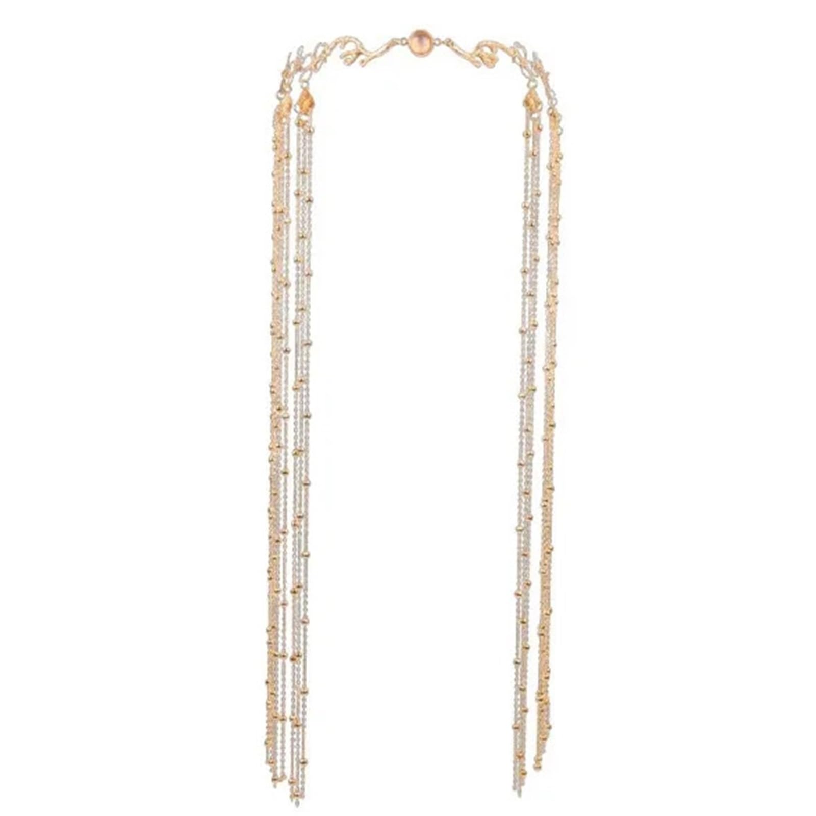 Cadena para el pelo Cadena de frente nupcial oro