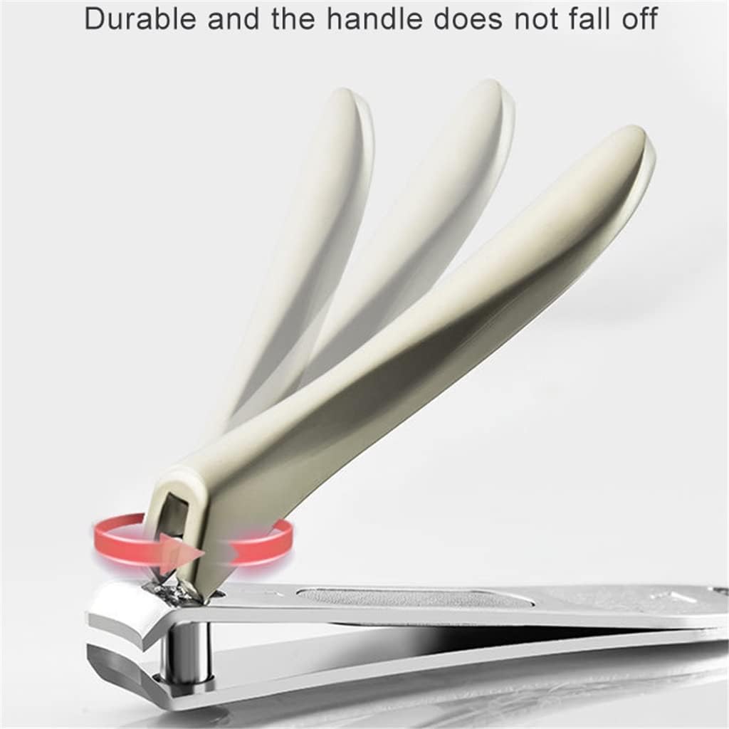 LUKEO Professional Nail Clippers File Cutter Fingernail and Toenail Manicure Accessories Tool for Pedicure Cuticle Scissors Trimmer (Color : Gray, Size : 6.5cm) : Beauty & Personal Care