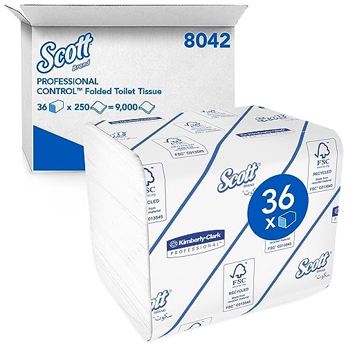 Kleenex Professional Naturals Facial Tissue, Bulk (21272), 2-Ply, White, Upright Cube Boxed Format, Designed for Business (90 Tissues/Box, 36 Boxes, 3,240 Sheets/Case)