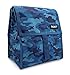 PackIt Freezable Lunch Bag with Zip Closure, Blue Camo