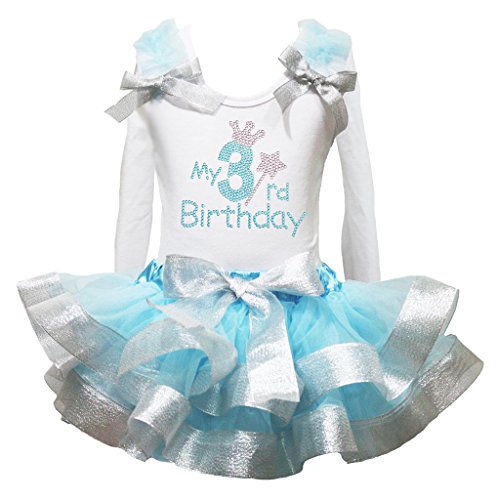 Jupe pétales bleu clair cadeau idéal pour l'anniversaire d'un garçon de 3 ans