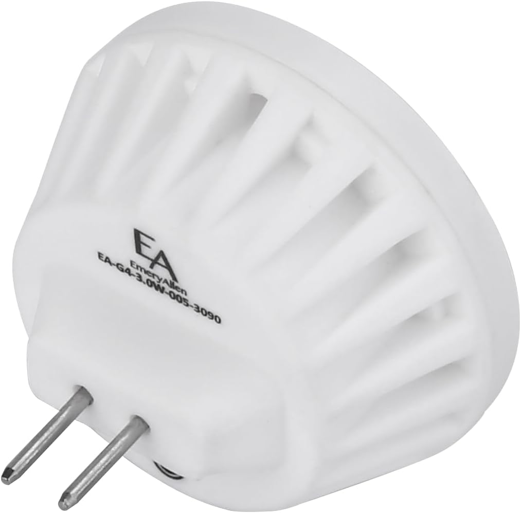 EmeryAllen G4 Base, 3.0Watt (25W Equivalent) Dimmable Miniature Bi-Pin | LED Directional COB Light Bulb | 12V - 300 Lumens |2700K | 1 Pcs