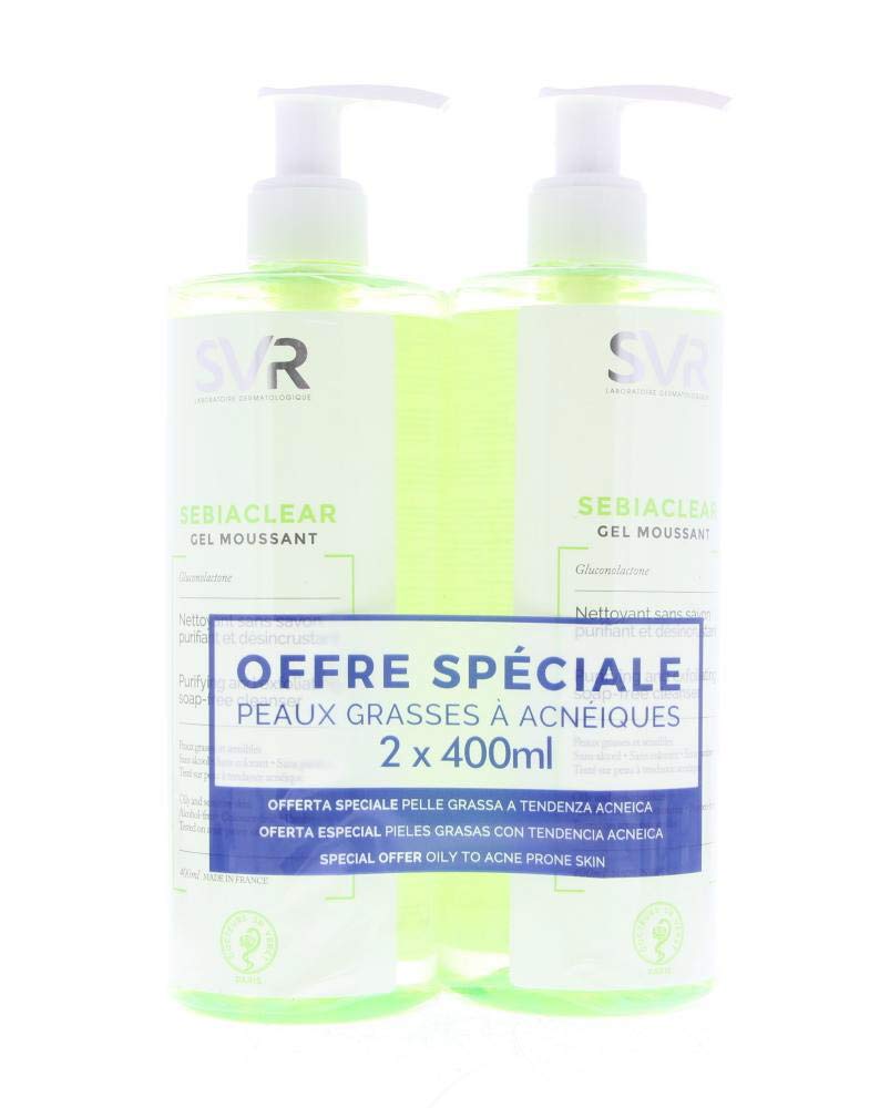 SVRSebiaclear Foaming Gel 2 x 400ml