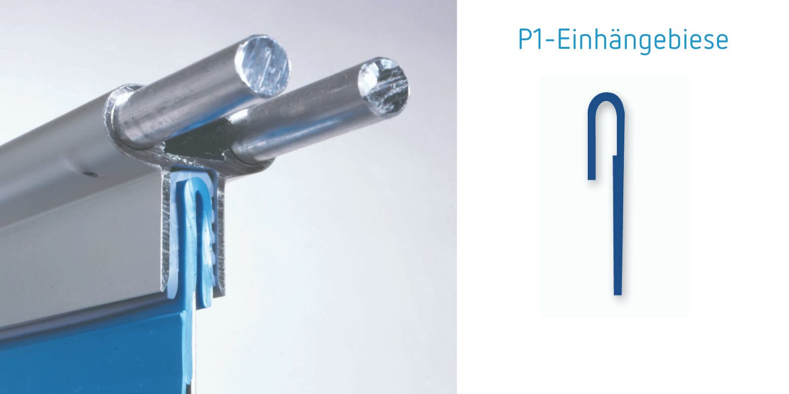 poolomio Poolinnenfolie für Rundbecken 400 x 120 cm | mit Einhängebiese 0,8 mm