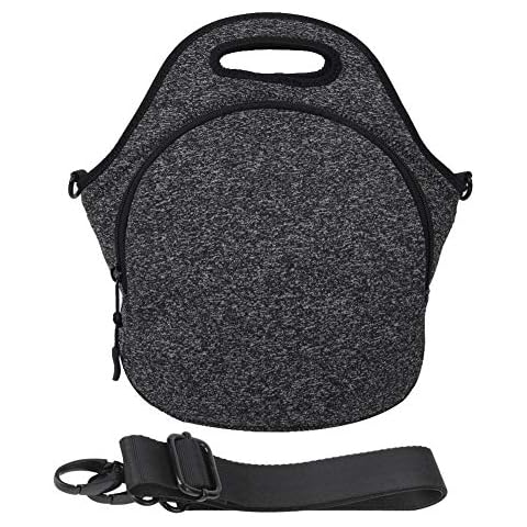 V GEBY Bolsa de Almuerzo de Neopreno con Correa de Hombro y Bolsillos Exteriores Cover