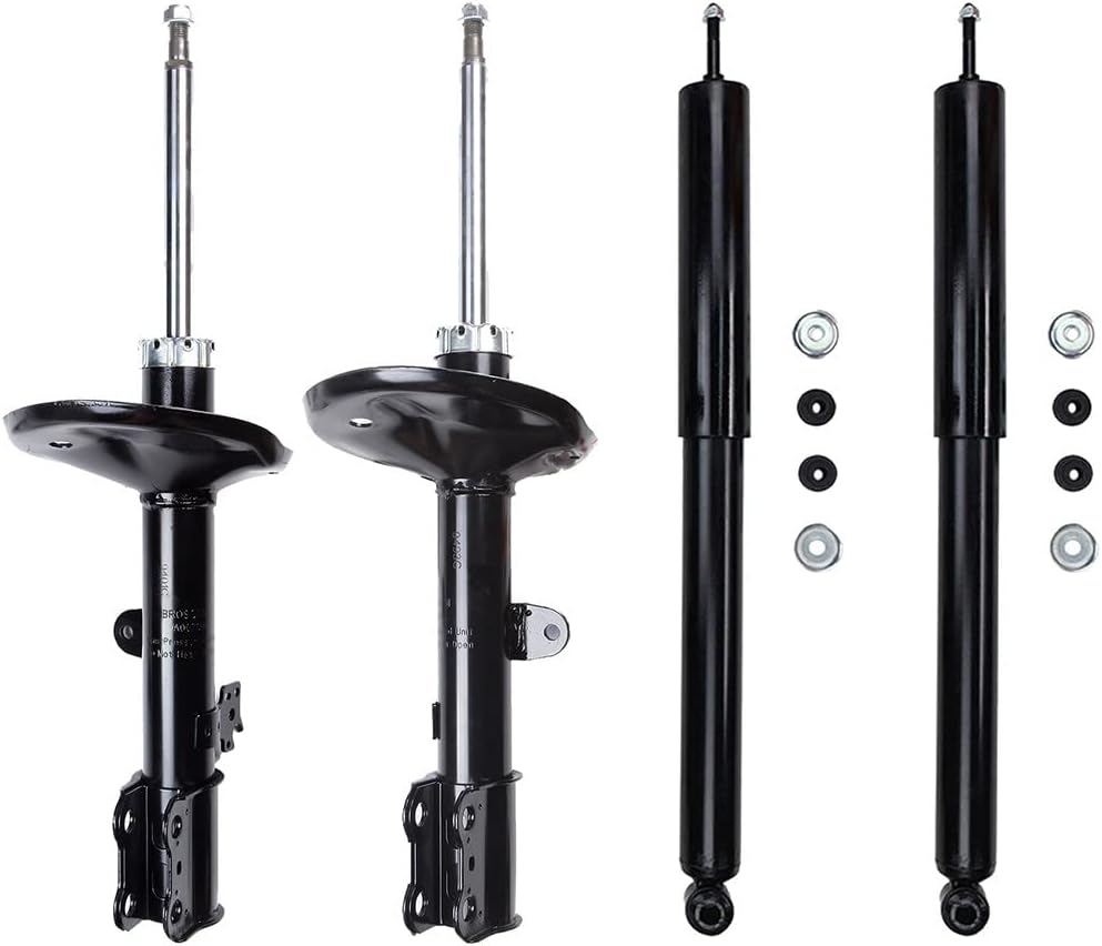 4pcs AMCCM Front Rear Shock & Strut Fits for 2001 2002 2003 2004 2005 for Toyota RAV4 Replace Shock Absorber 335040 71453 335041 71454 343272 37199