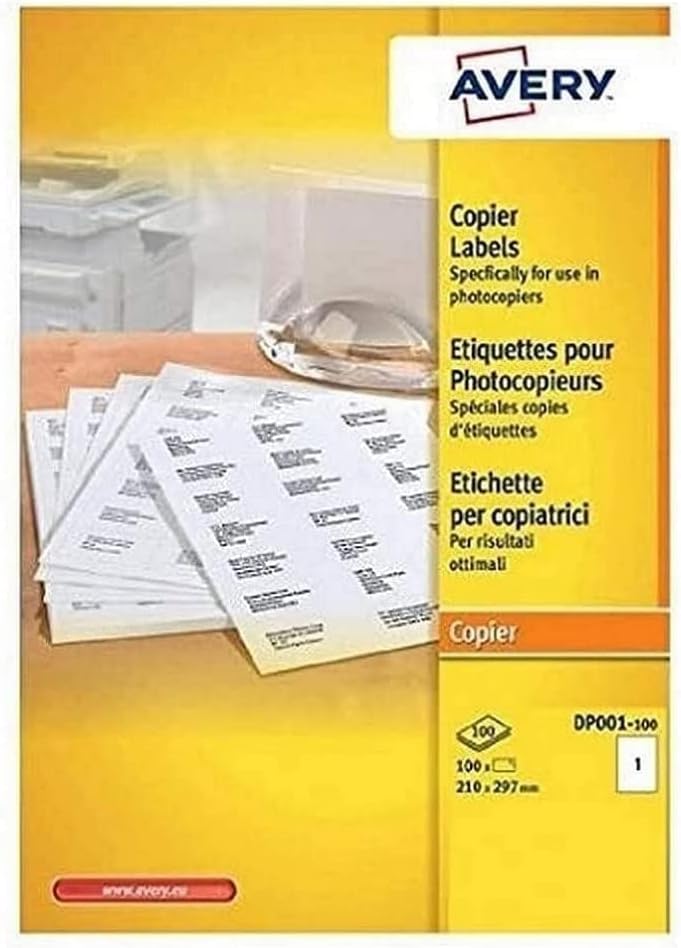 Avery Address Labels for Monochrome Copier 100 Sheets with