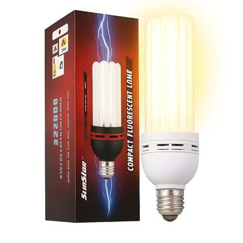 Weedness Lampada di Coltivazione ESL 250 Watt Risparmio energetico Fioritura – Attacco E40 2700K Crescita Interna Bulbo