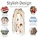ZAKAFUCH Fashion Scarves for Woman Girl Ladies, Hens Chickens Cashmere Light Pashmina Shawls Wraps with Tassel, Cozy Large Winter Fall Stole Blanket Evening Dress Shawl