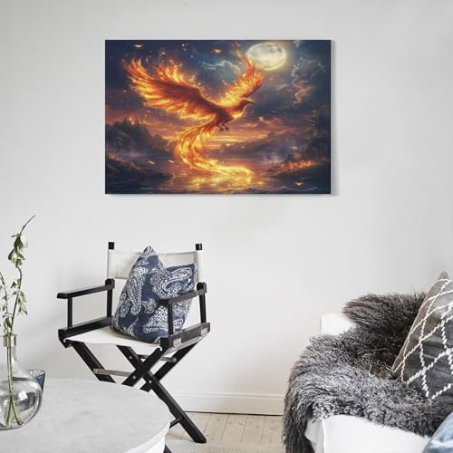 Décoration Murale Phoenix idée cadeau originale tableau de salon