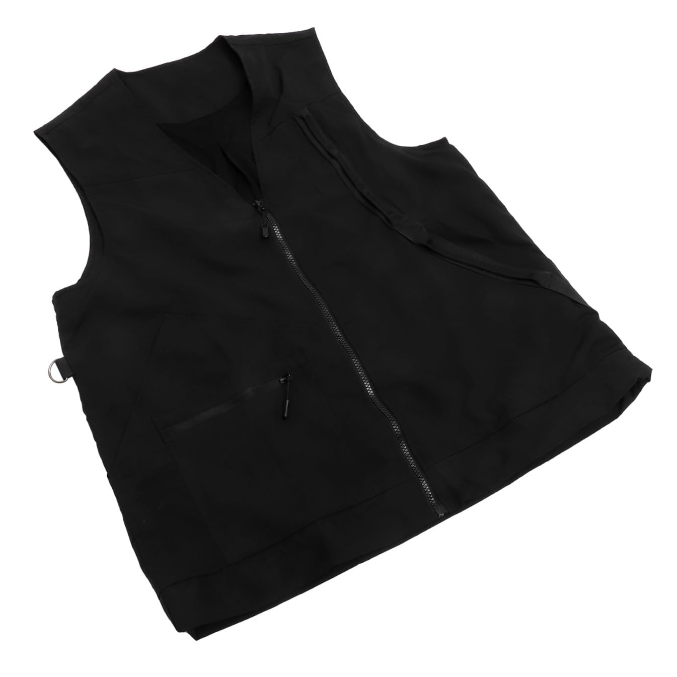 Gilet de Dresseur pour Chien Noir Polyester Mesh, 2 Compartiments Zippés