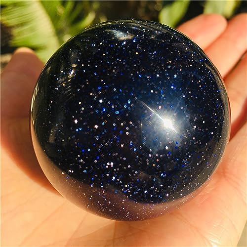 Bola de cristal azul de 6cm objeto decorativo Feng Shui para casas 4