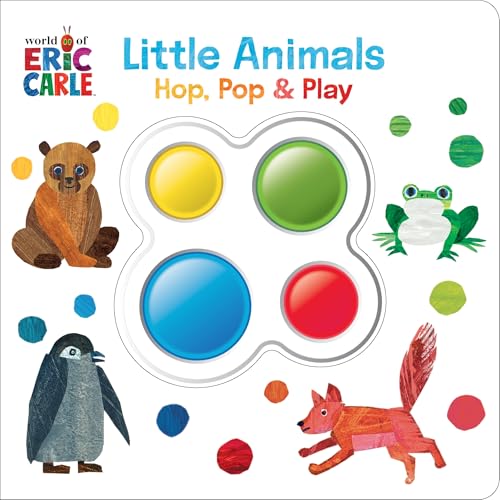 World of Eric Carle, Hop, Pop, & Play! Push & Pop - Tactile Fidget Toy Play - PI Kids image 2