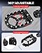 Benlari Dirt Bike Foot Pegs A3 Steel 360° Adjustable Wide Motorcycle Footpegs Fit for Surron S/X Segway X260 X160 Talaria Sting MX3 MX4 Talaria XXX Black