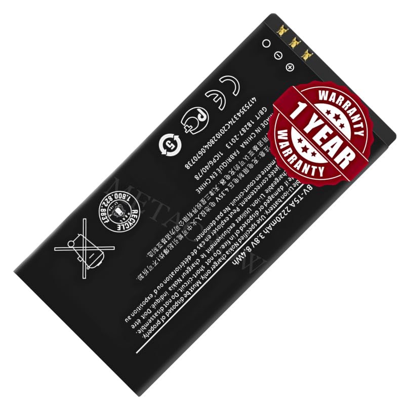 Image of Original BV-T5A Battery Compatible with Microsoft Lumia 730 | Lumia 735 | Lumia 738 - (2200mAh) - 1 Year Warranty BC46