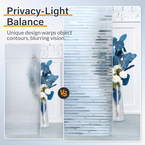Rabbitgoo Window Privacy Film, Frosted Glass Window Film Sun Blocking thumb #2