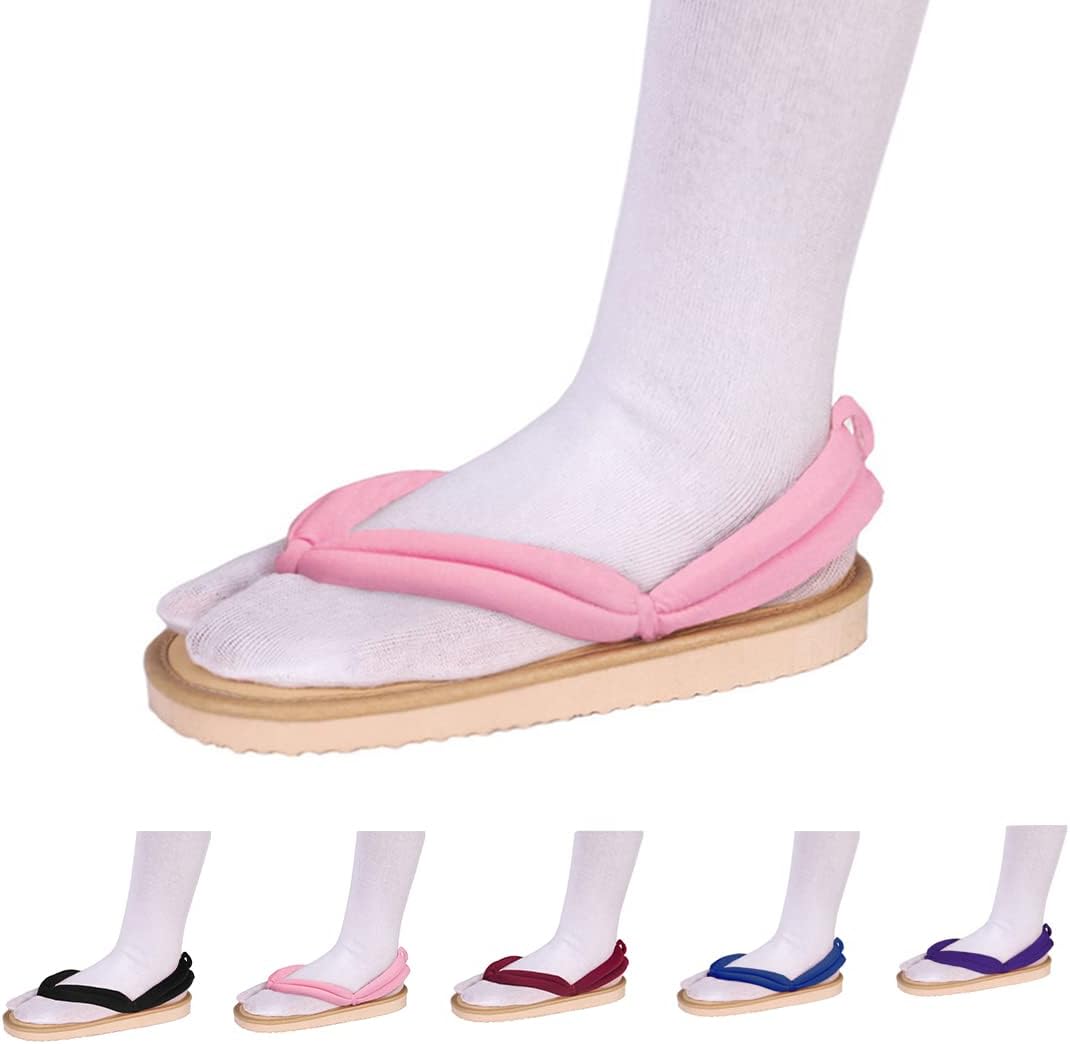 UZAIN Anime Cosplay Clog Shoes Cosplay Sandal Prop Oshitari with Socks - Image 2