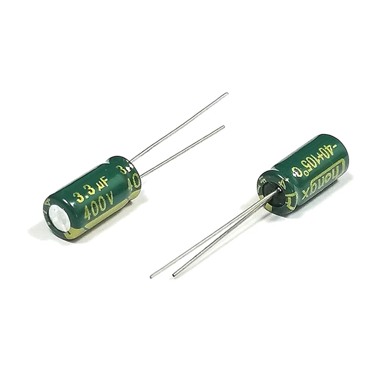 Condensateur en aluminium 400V 3.3uF haute tolérance thermique modèle HF400v10 en lot de 20