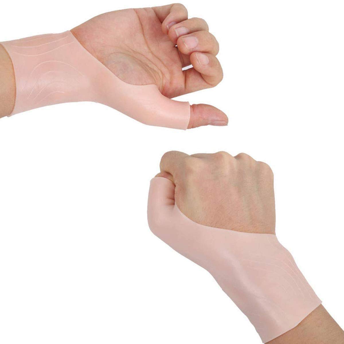 Best gel supporto per il polso bretelle, Pedimend tutore per polso e pollice maniche sinistra destra stabilizzatore guanti per artrite, sciatori del pollice, pollice per lesioni, slogature