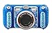 Produktbild VTech Kidizoom Duo DX Blau, Kinderkamera mit +75 Filtern, Fotos und Video, Dual-Kamera vorne und hinten, stoßfestes Gehäuse, italienische Sprache, Batterien im Lieferumfang enthalten, 3-12 Jahre