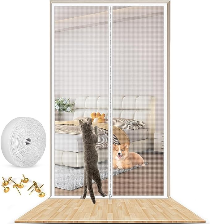 Grille pour chat pour stopper les griffures sur la moustiquaire