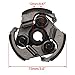 WOOSTAR Clutch Pad with 3 Springs Replacement for 2 Stroke 47cc 49cc 50cc 53cc Coolster Mini Pocket Bike Dirt Pit Bike Crosser ATV