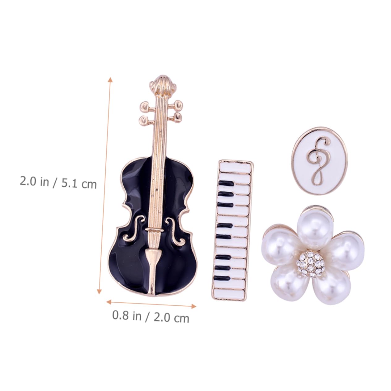 BESPORTBLE Spilla Per Colletto Violino Per Accessori Musicali Per Speciali