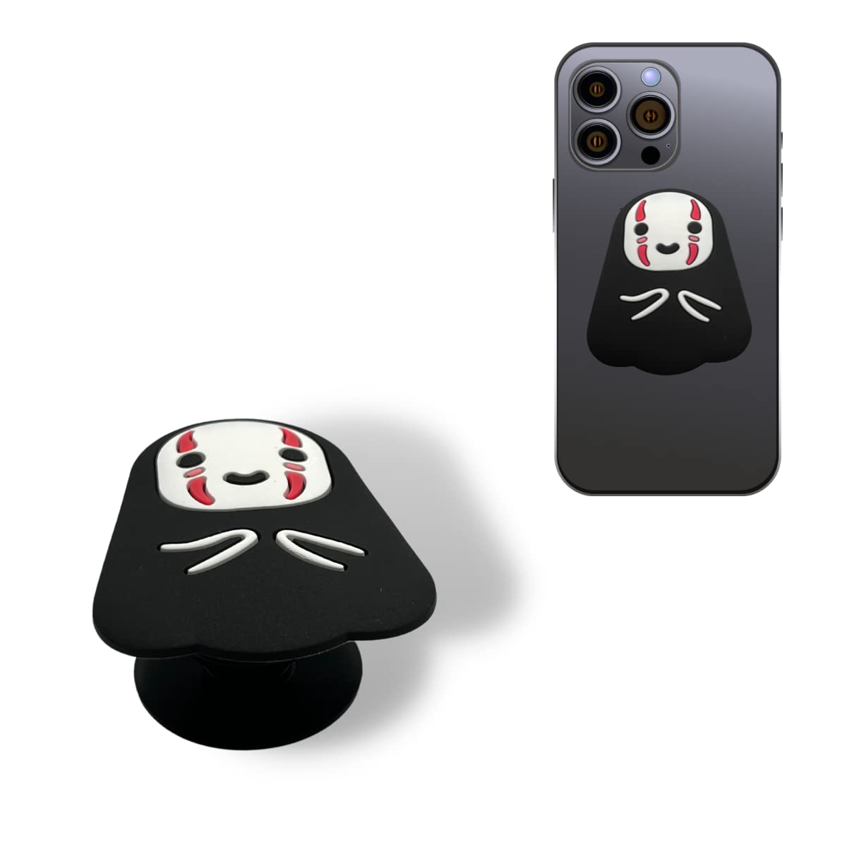 NOLA SHOPNola's Fresh Grip: Black Lady Anime Pop Sockets for Your Phone