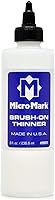 Micro-Mark 8 oz Acrylic Paint Thinner - Professional Thinner for Models, Airbrush, Enamels & Crafts, USA Made for Smooth Consistency