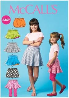 The McCall Pattern Company M6918 CHJ Girls Sewing Patterns, Multi-Colour