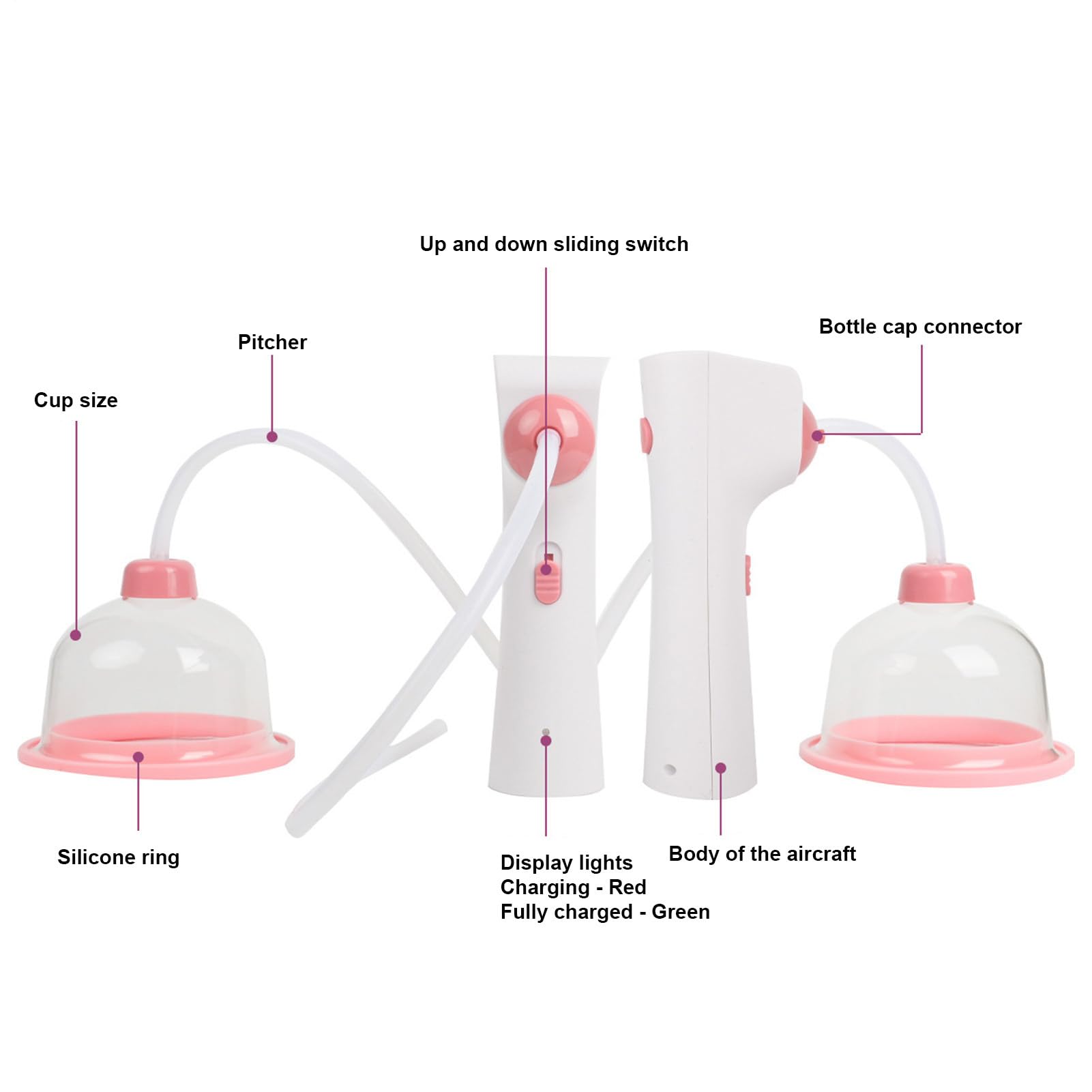 Máquina de Agrandamiento de Pechos | Máquina de Mejora de Flacidez del Busto | Dispositivo Eléctrico de Firmeza de Pecho para Mujeres Amigas Familia Pareja