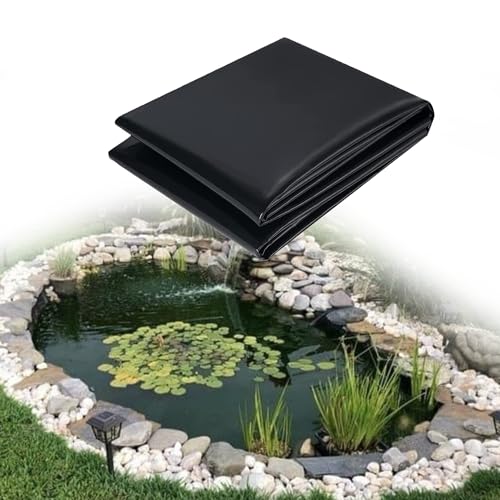 Bâche bassin 100x500 cm flexible noire pour cascade de jardin - 2