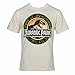 Jurassic Park Movie Park Staff Logo T-shirt - Sand (X-Large)