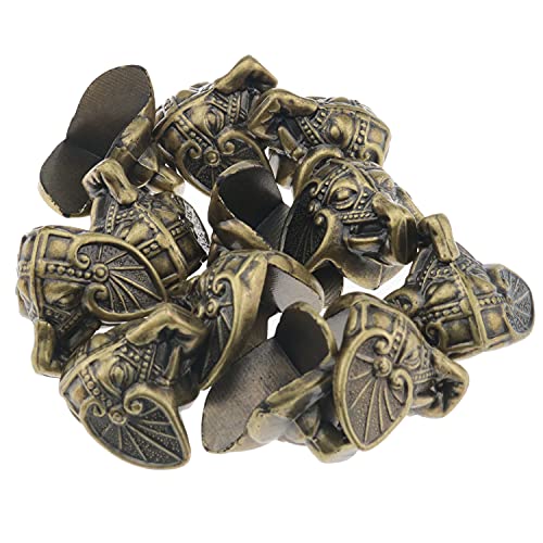 Mtqy Elephant Base Feet Corner 12Pcs Bronze Plastic Elephant Trunk Design Retro Decorative Box Legs Corner Protector Wood Case Leg Chest Feet For Vintage Cabinets, Gift Boxes, Diy Jewelry Boxes #TOP3