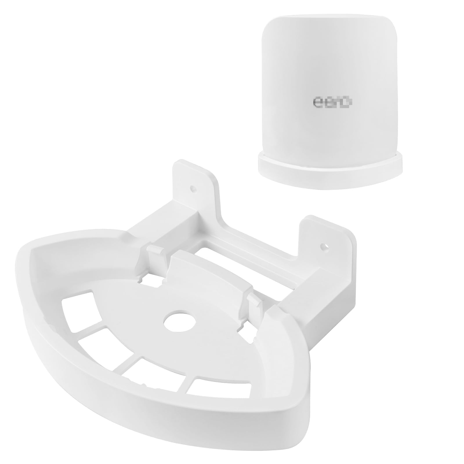 Huafly Wall Mount Bracket for eero Max 7 WiFi, Effortless Installation No Messy Wires Space Saving, Strong ABS Holder, Cable Management at Home & Office
