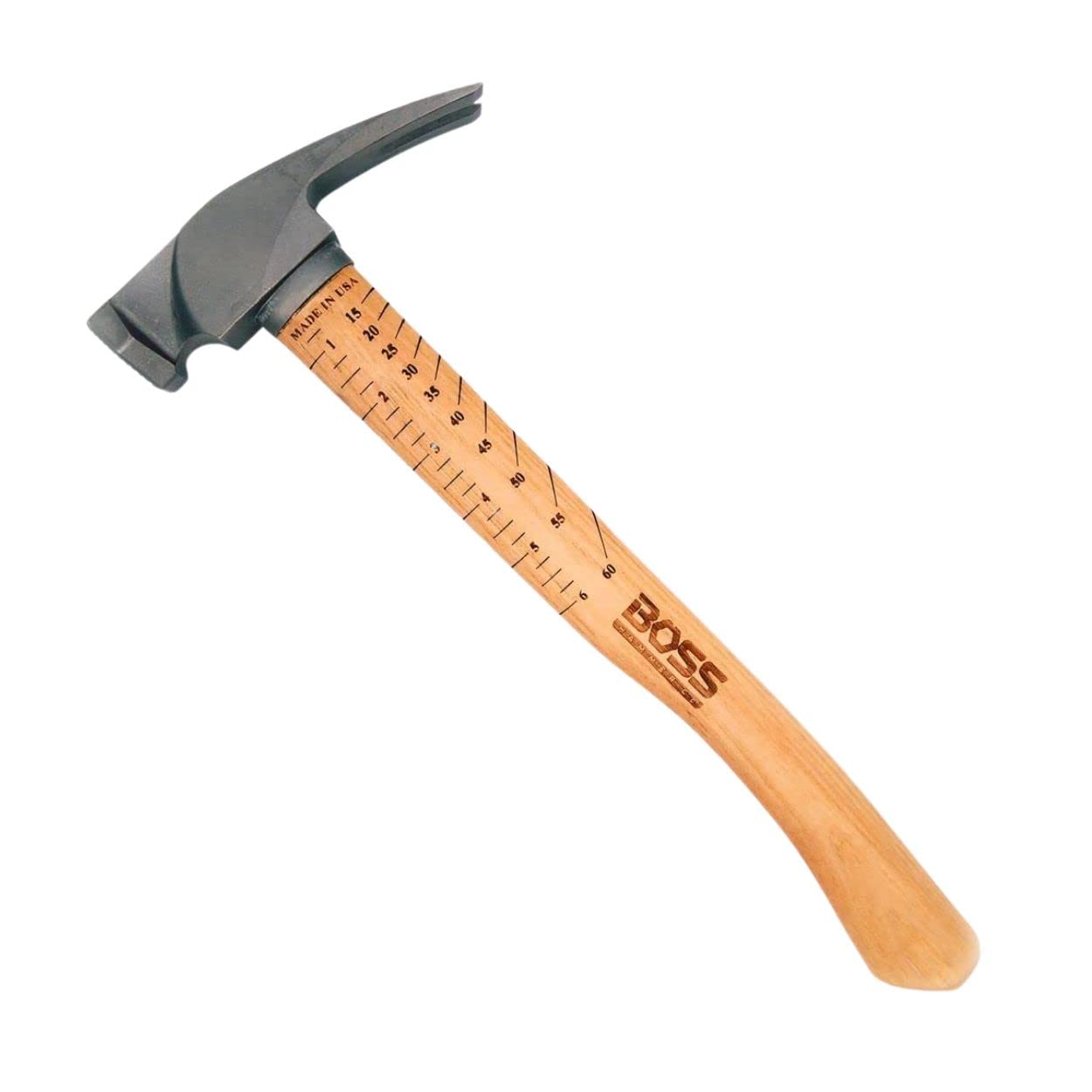 Boss Hammer 12 oz Ti64 Titanium Hammer, Tennessee Hickory Handle