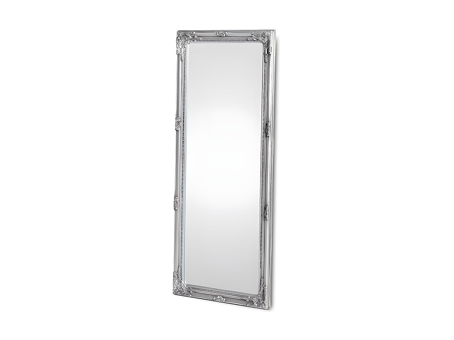 OZAIA - Gran Espejo ELVIRE - Madera de eucalipto - 80 x 190 cm - Plateado