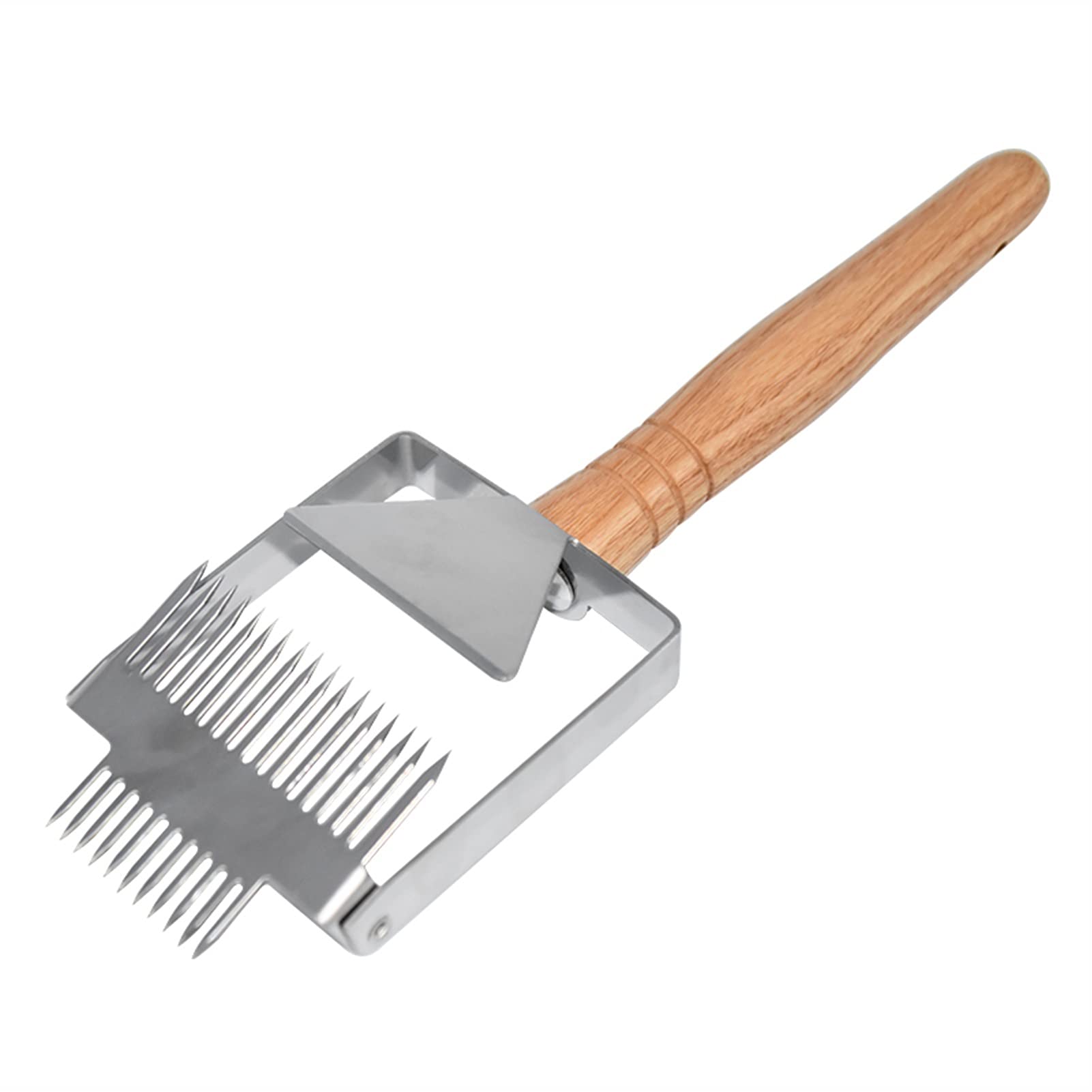 Imkereibedarf, Imkereiwerkzeuge, Entdeckelungsschaber, Honigschneider, Wabenschaber, Holzgriff, Entdeckelungsgabel, Schaufel, Bienenstockmesser-Ausrüstung