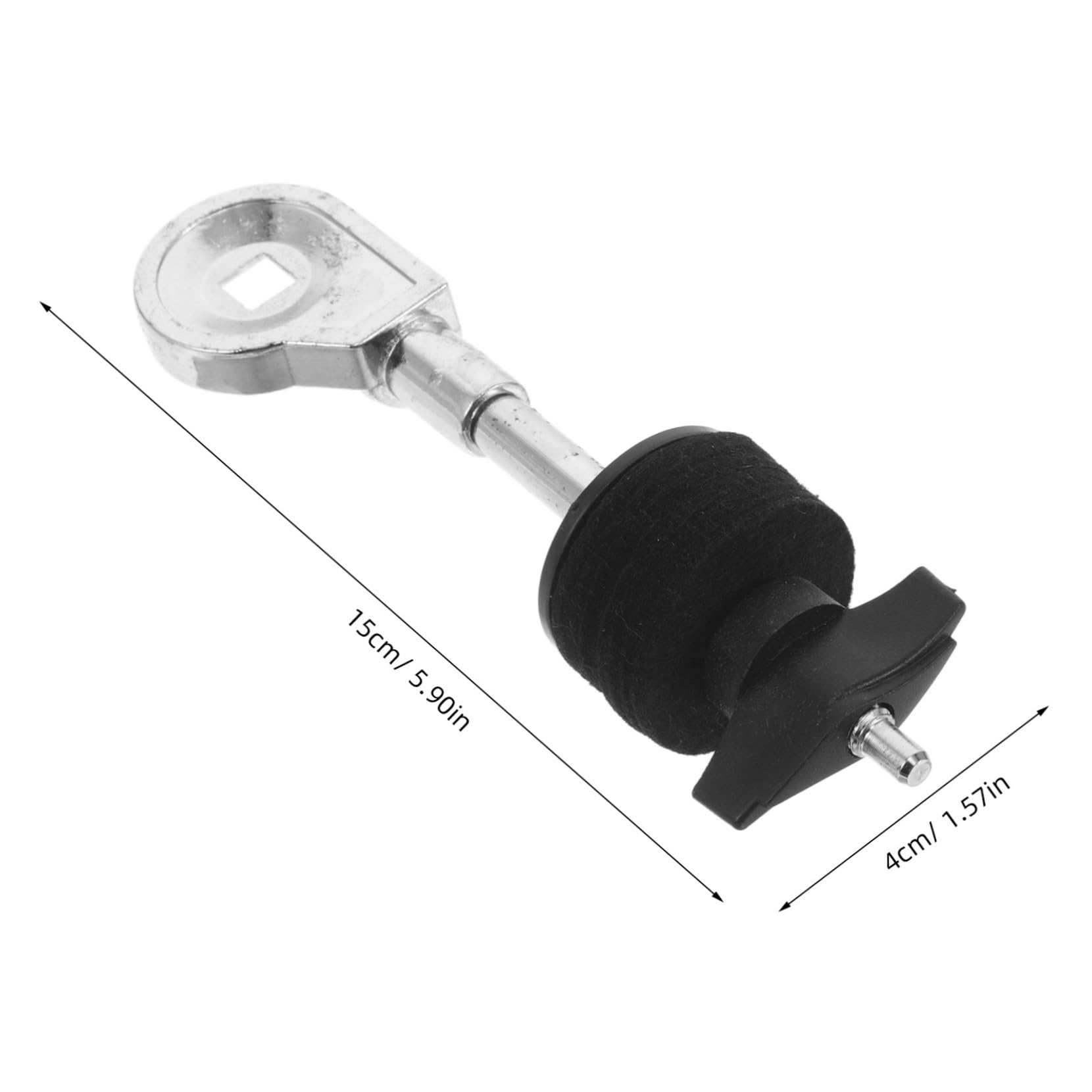 ERINGOGO Drum Cymbal Mount Bracket Metal Cymbal Holder Stand Base for Snare Drum Support