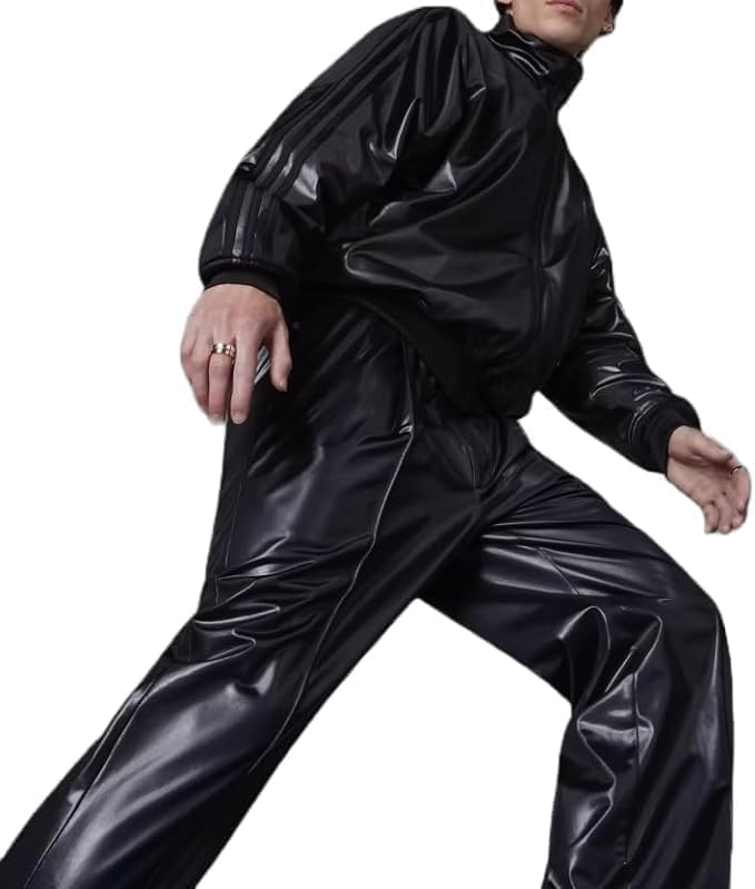 adidas Men's Blue Version Chile 62 Tailored Pants, Black, XL