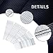 DOTOOL 23 Gauge Pin Nails 1”Length Headless Micro Pins Galvanized Steel, 2000 PCS