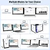 Funhill Laptop Screen Extender 14 inch Laptop Monitor Extender 1080P IPS, Triple Portable Monitor for Laptops 13-17.3 with Display/HDMI Port, Plug-Play Portable Screen for Windows/Chrome/Android