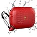 Produktbild Catalyst  Wasserdichtes Gehäuse für AirPods Pro (1. und 2. Generation)  Premium Edition. Kompatibles kabelloses Laden, einteiliges Design, hoher Fallschutz, mit Karabiner, Soft-Touch - Red