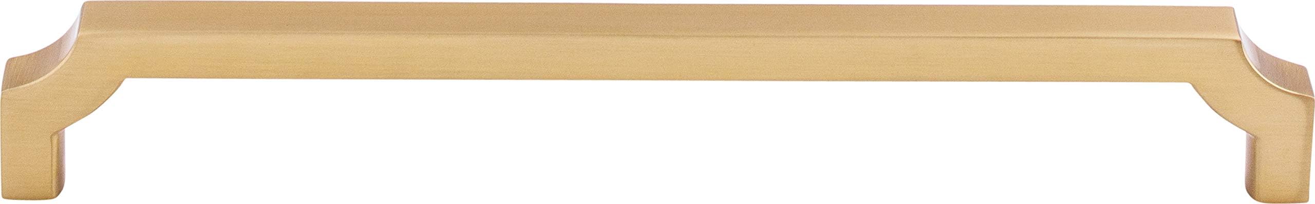 Top KnobsTK3024HB 7-9/16 in. (192mm) Ellis Collection Davenport Pull, Honey Bronze