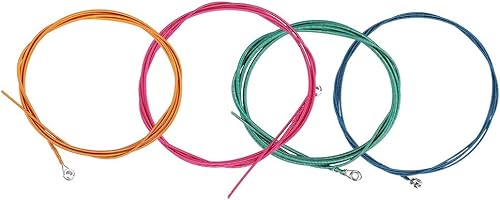 Cuerdas de bajo eléctrico de aleación de níquel resistentes, cuerdas de bajo antioxidante, 4, suaves para instrumento para bajo eléctrico