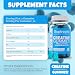 Suptropic | Premium 4000mg, 60 Creatine Monohydrate Gummies, Men & Women - Chewable Creatine Gummies (30+ Days) - Natural Blueberry Flavoured Creatine, Pre Workout Gym Supplement, Suitable for Vegans