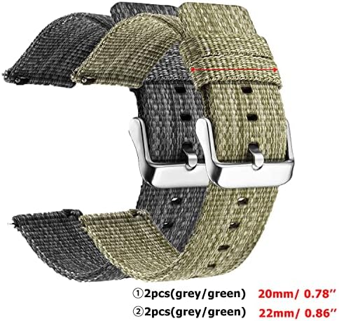 Bracelet De Montre Balistique CNYMANY - Nylon Tissé Réglable Pour Smartwatch Et Sport